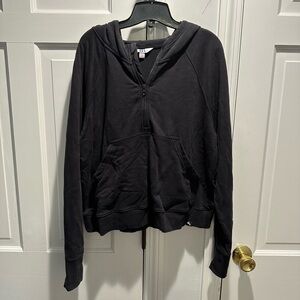 Joy labs black 1/2 zip sweatshirt